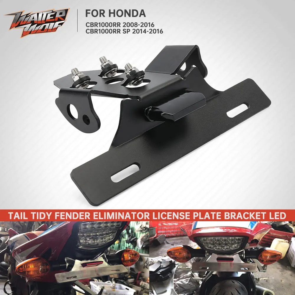 

Tail Tidy Fender Eliminator License Plate Holder For HONDA CBR1000RR CBR 1000RR SP 2008-2016 Registration Frame Support Bracket