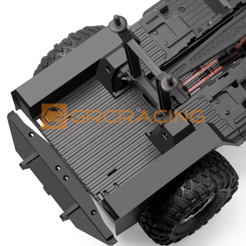 Integrated Rear Wheel Cover Bottom Plate Rear Floor G156B For 1/10 RC Crawler Car Traxxas TRX4 Defender TACTICAL UNIT