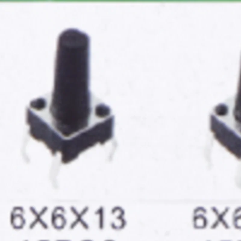 6*6 4.3-13MM 7*7mm Momentary Switch 10 Values 180Pcs Tactile Push Button Switch Momentary Tactile Tact Mini Switch Kit