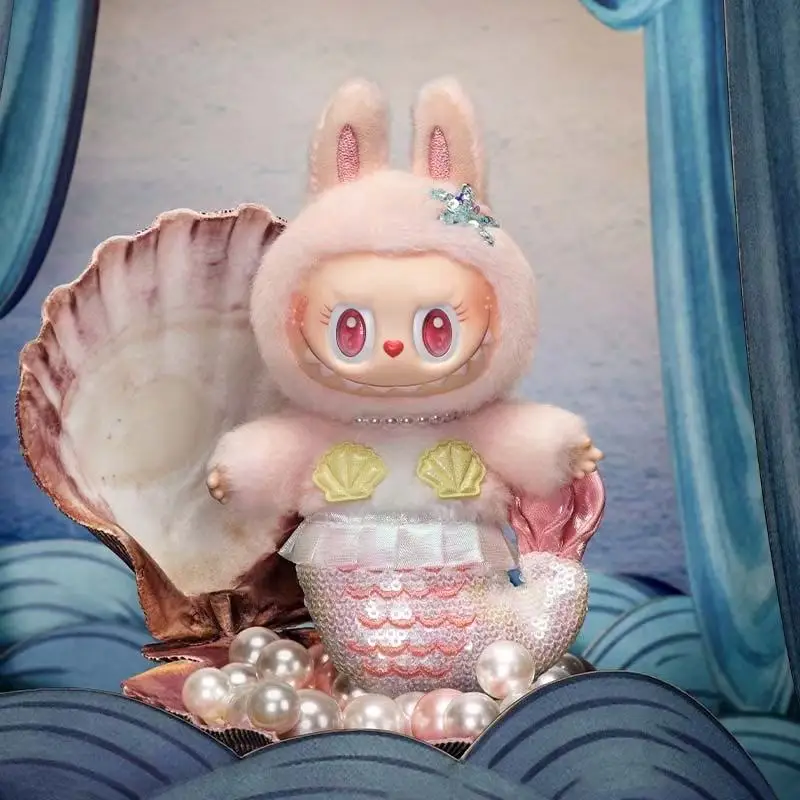 POP MART De Nliegende Labubu Series Mokoko Mermaid Vinyl Plush 100