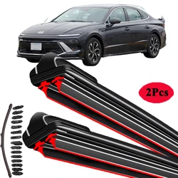 Dla Hyundai Sonata YF LF DN8 Sedan Sedan 2009 2010 2012 2014 2015 2016 2018 2019 2022 podwójna gumowa myjka do wycieraczki samochodowej ostrza