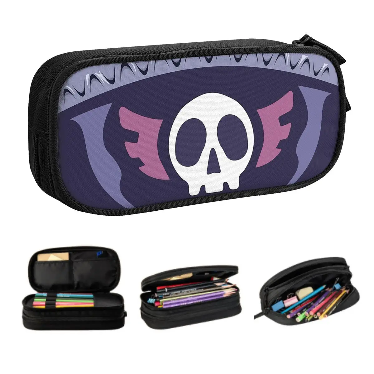 Custom Hunter X Hunter Pencil Cases for Large Storage Anime Manga Feitan Portor Genei Ryodan Phantom Troupe Pen Box