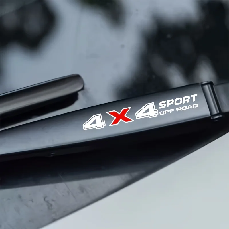 2pcs Off Road 4x4 Car Sticker Waterproof Vinyl Decal for SUV Pickup Truck Body Window Decor