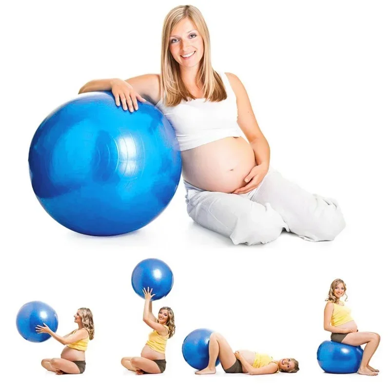 

PVC Fitness Ball Yoga Ball Thickening Explosion-proof Sports Home Fitness Pilates Equipment Balance Ball 45cm