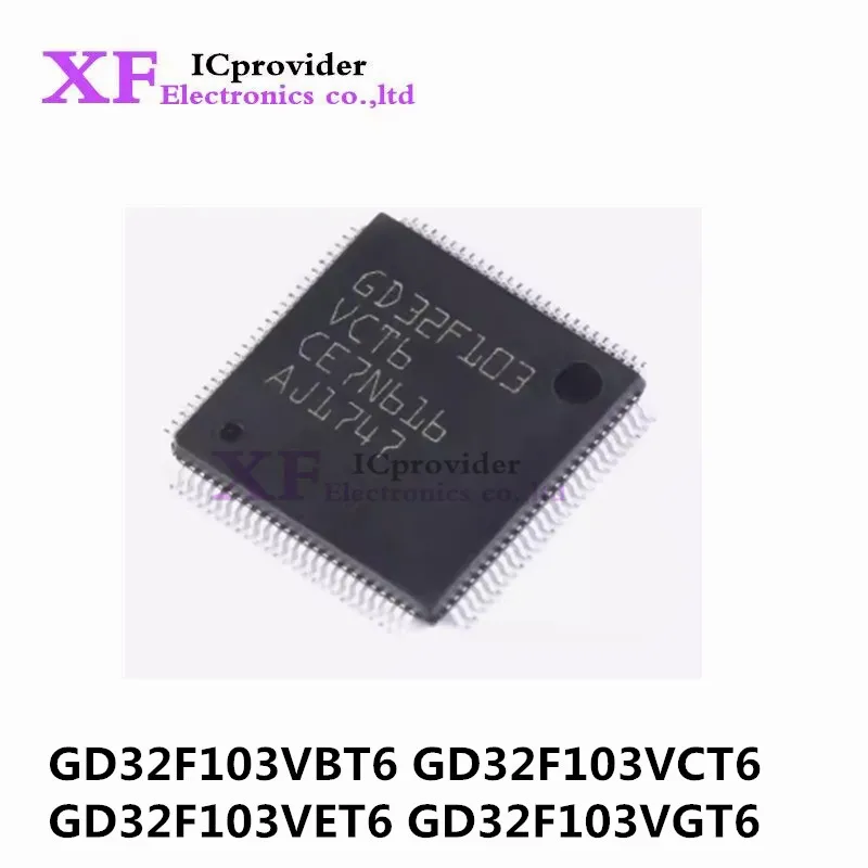 5Pcs GD32F103VBT6 GD32F103VCT6 GD32F103VET6 GD32F103VGT6 GD32F103 LQFP-100