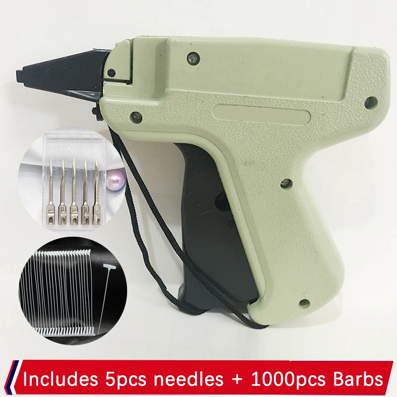 1000 Barbs 5 Needles Clothes Garment Price Label Tags Marking DIY Apparel Tagging Sewing Craft Tools