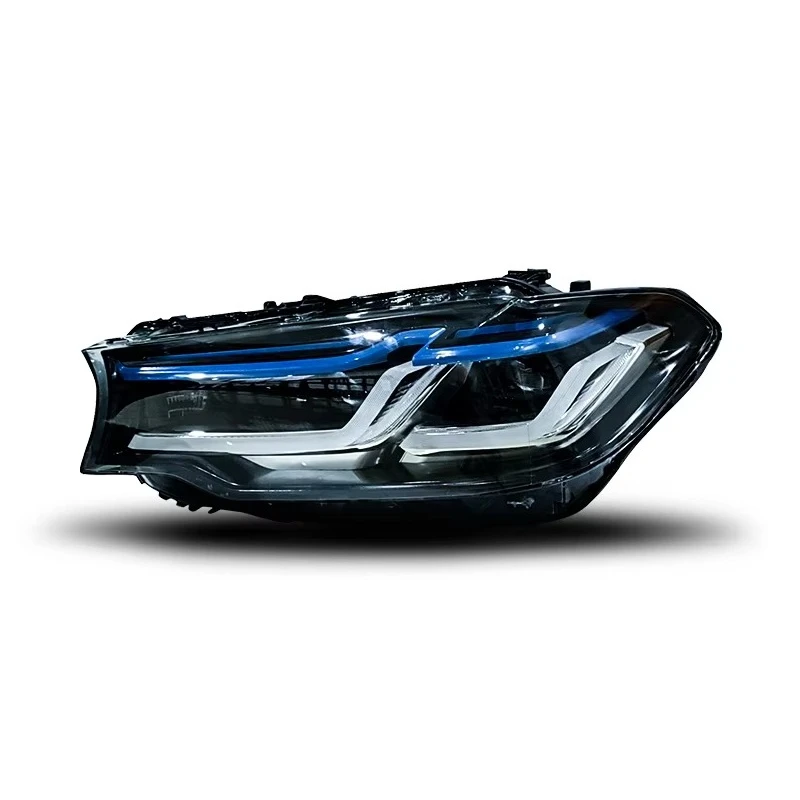 2018-2020 5 Series G30/G38 Improved Light Emitting Diode Car Headlights Upgraded to 2021 Headlights Without Bumper Change