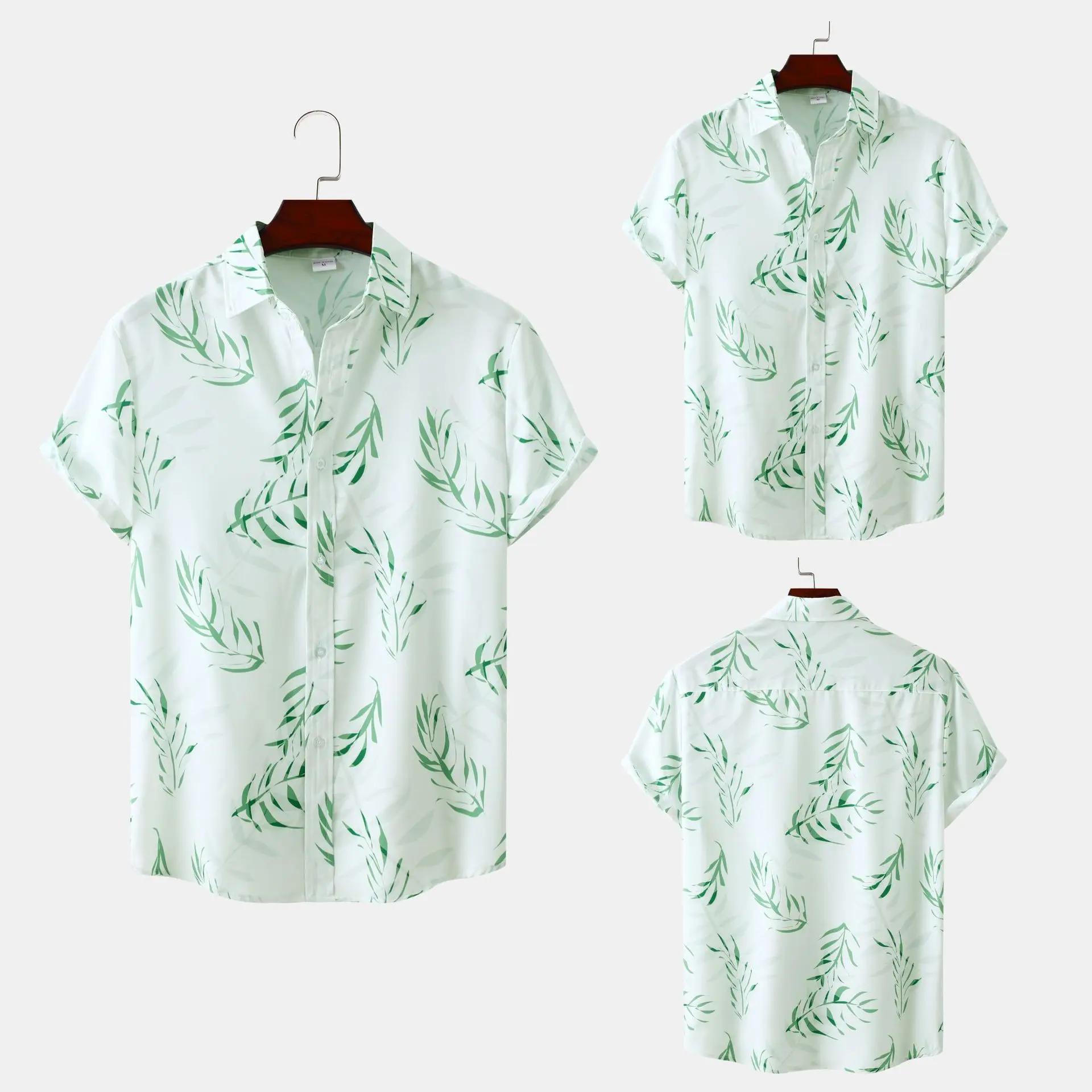 

Мужская повседневная футболка 2025 года, весенний сезон, свободный крой, контрастные цвета, цветочный узор, тонкая ткань, летняя одежда