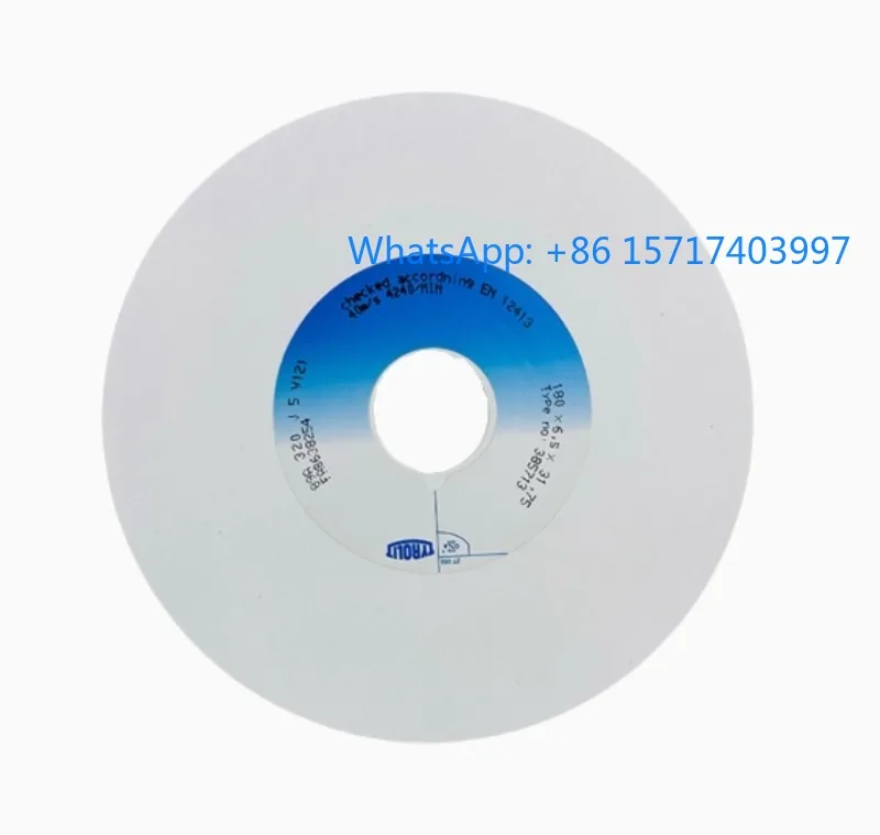 

89A white corundum 618 surface grinder 180 * 6.5 * 31.75 slotted angle grinding wheel