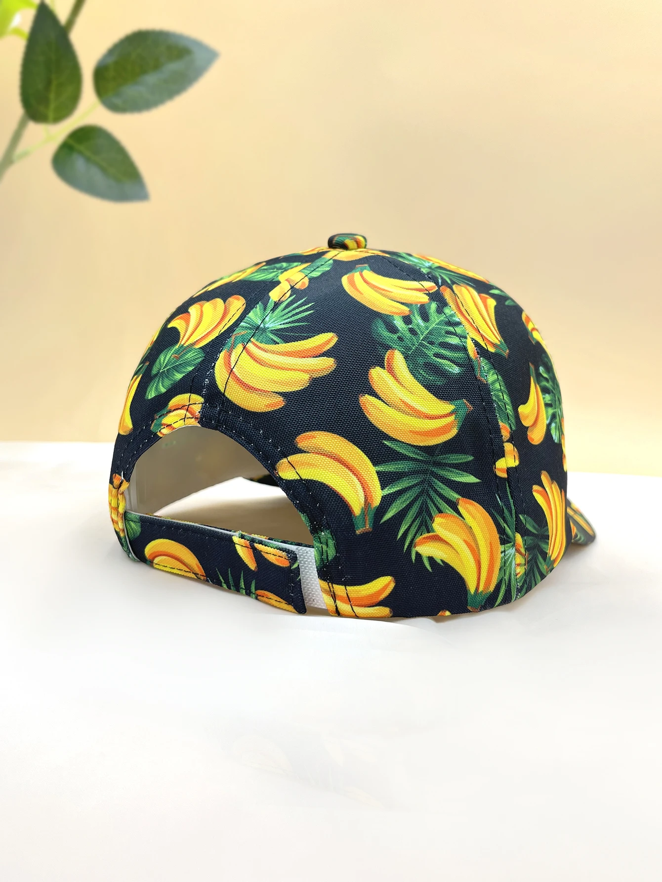 1Pc unisex banana fruit print baseball cap outdoor sunshade cap breathable sun hat