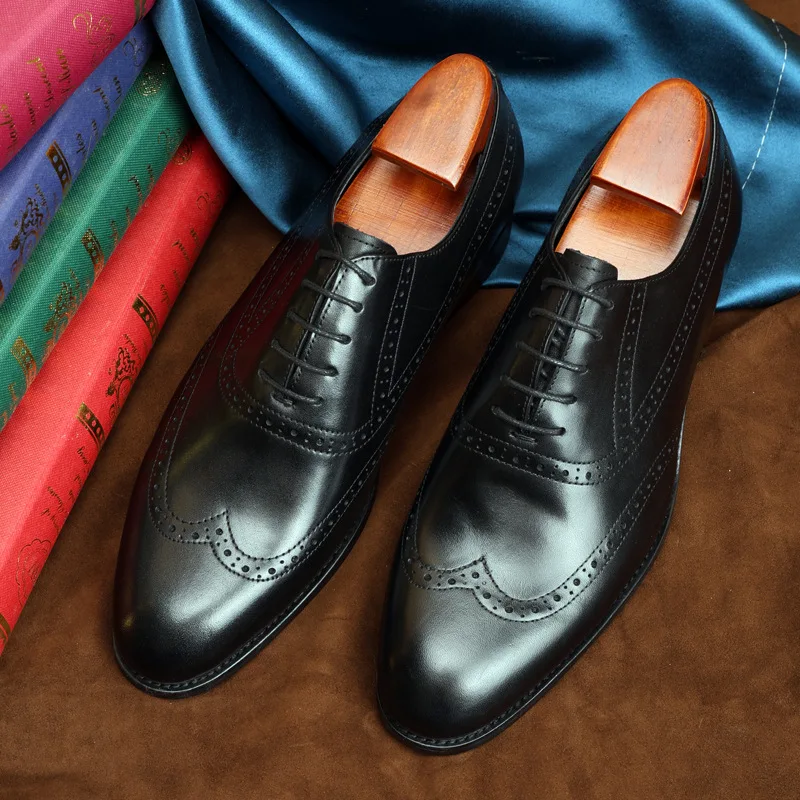 Ormal Brock Oxford Shoes At The Factory Price Supports What Men's Dress Shoes Are in Style