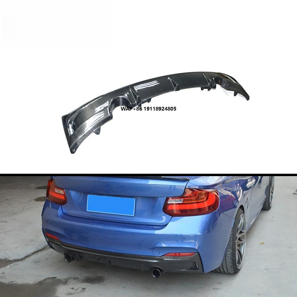 

F22 Carbon Fiber Rear Diffuser Lip Fit for B-MW 2 Series F22 F23 M-tech 2014-2016