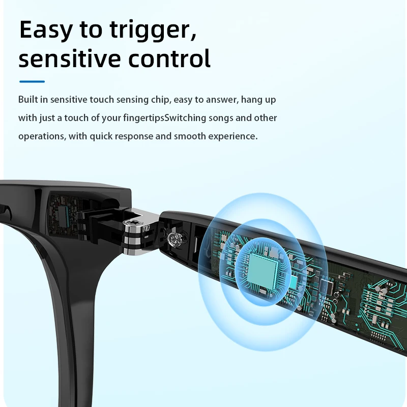 Water Proof Lenses With Bluetooth Glasses Man Excited Stereo Polarized Men 2025 Smartglasses Eyepieces Mens