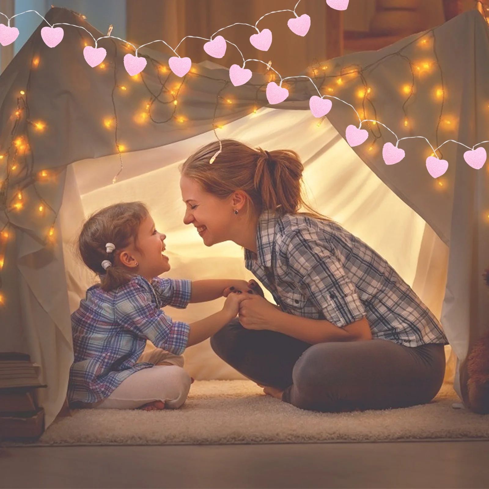 1 قطعة على شكل قلب ضوء مصباح الدعامة لعيد الحب ديكور حفلة رومانسية سلسلة ضوء ديكور القلب مصباح سلسلة مهرجان #1