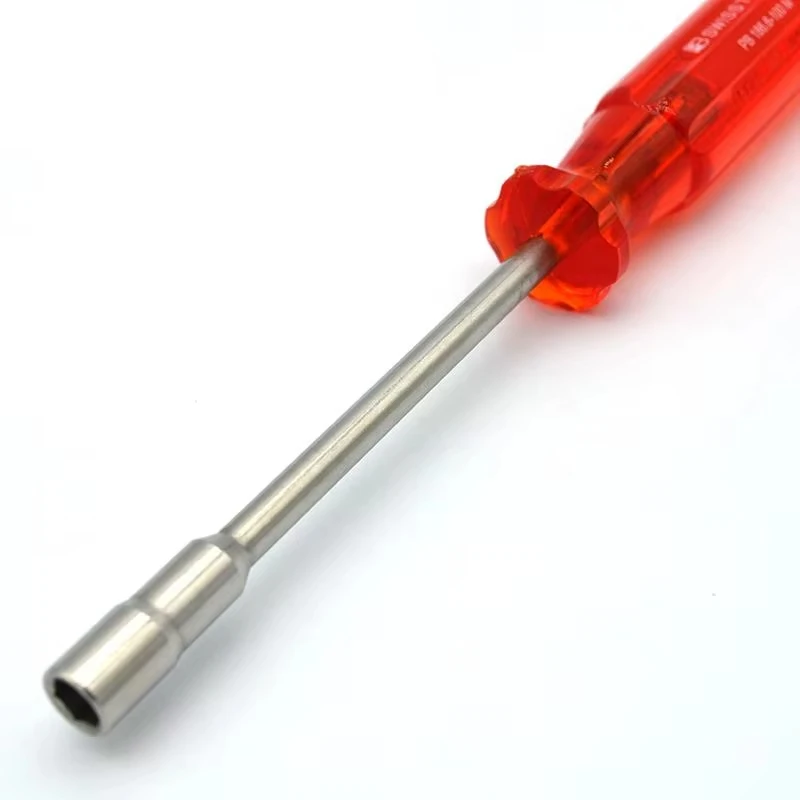 PB SWISS TOOLS 186.6-100 M - Interchangeable C6.3 Bit Handle, Universal Socket, Ergonomic for DIY/Pro