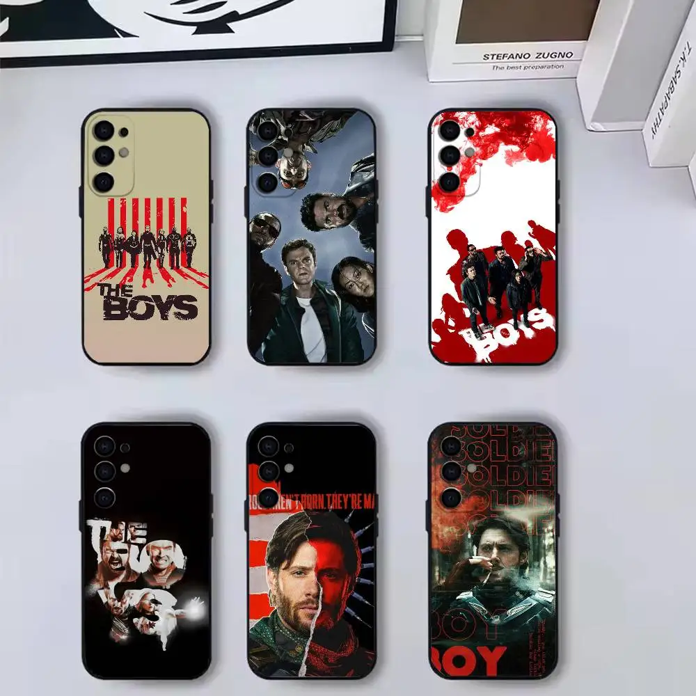 T-The Boys S-Soldier Boys  Phone Case Black Silicone Soft For Samsung S25,S24,S21,S22,S23,S30,Ultra,S20,Plus,Fe,Lite