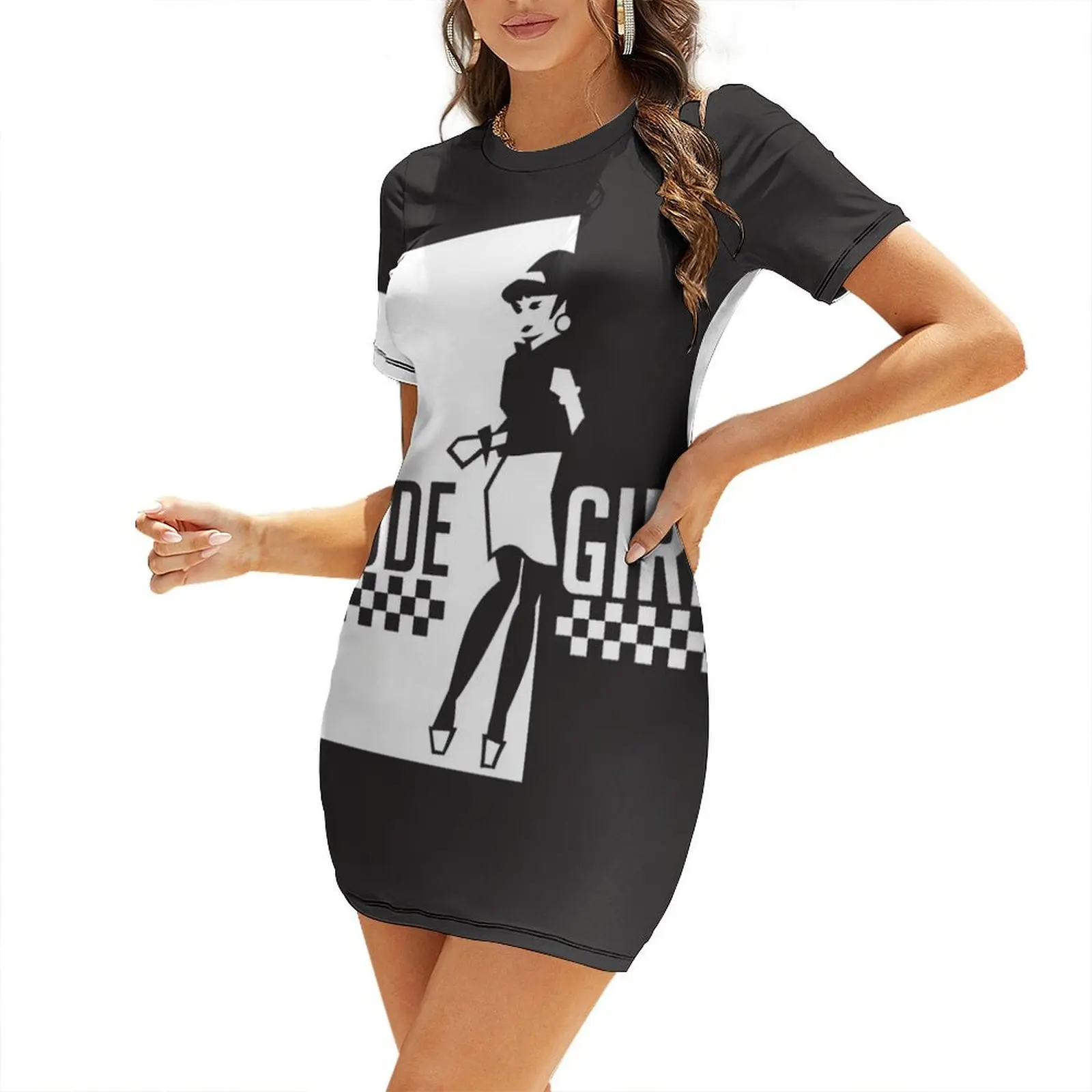 

Rude Girl Short Sleeved Dress Beachwear loose women's dress Women's clothing birthday dress for women luxury 2024