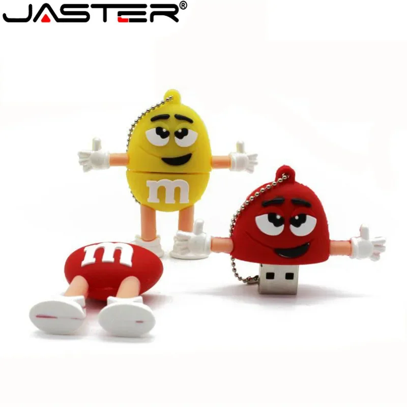 JASTER MM beans model pendrive USB Flash drive Memory stick usb 2.0 thumb drives Pen Drive pendriver 64GB 16GB 32GB U disk gift