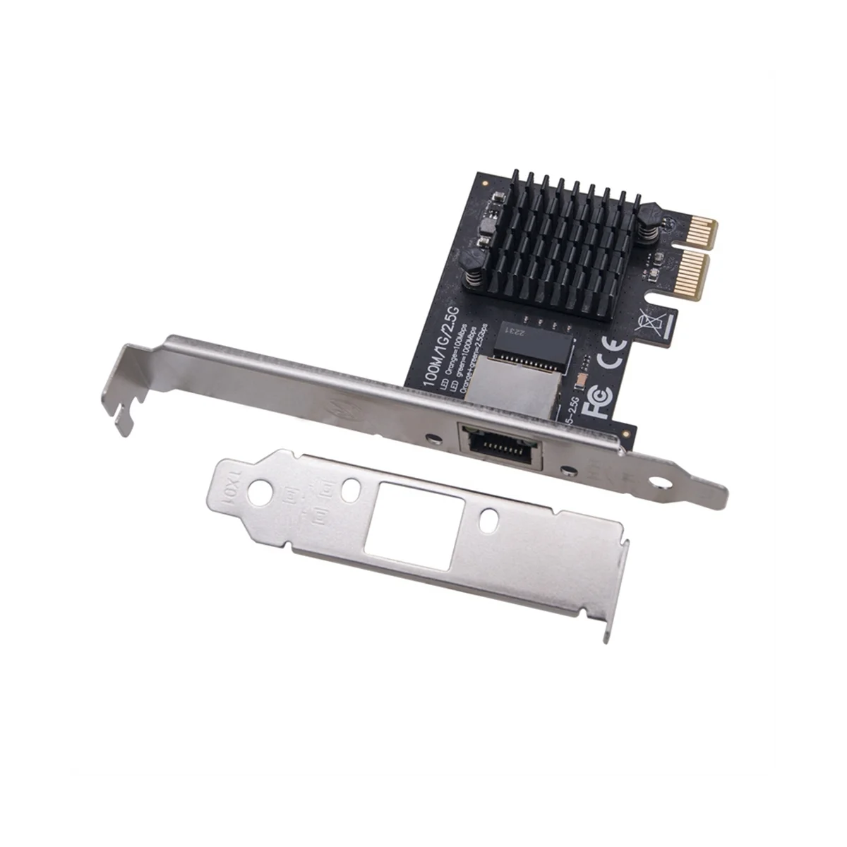 Сетевой адаптер RJ45 100/1000M/2,5G, чипсет RJ45 RTL8125BG, PCIe PCI Express, сетевая Lan-карта