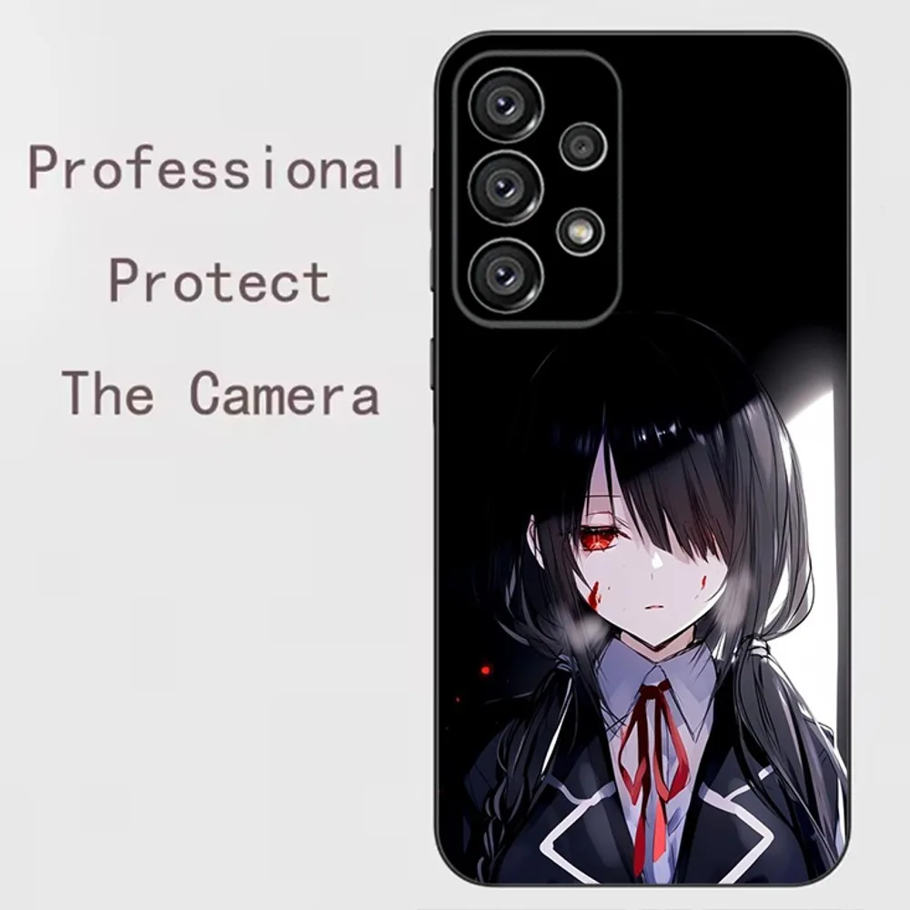 Tokisaki Kurumi Date a live Phone Case For Samsung Galaxy A13,A21s,A22,A31,A32,A52,A53,A71,A80,A91 Soft Black Shell