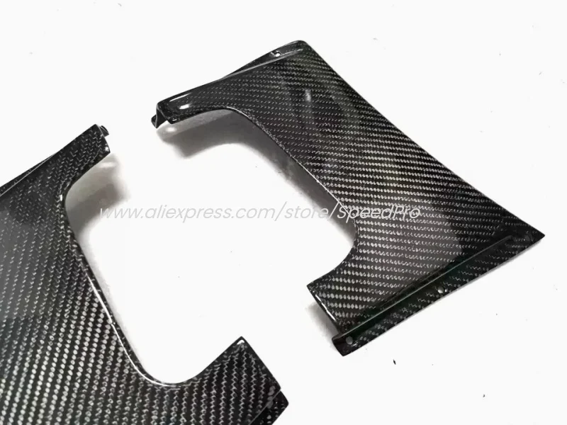 Carbon Fiber Side Fender Vent Cover For 2003-2008 Mitsubishi Lancer EVO 7 8 9