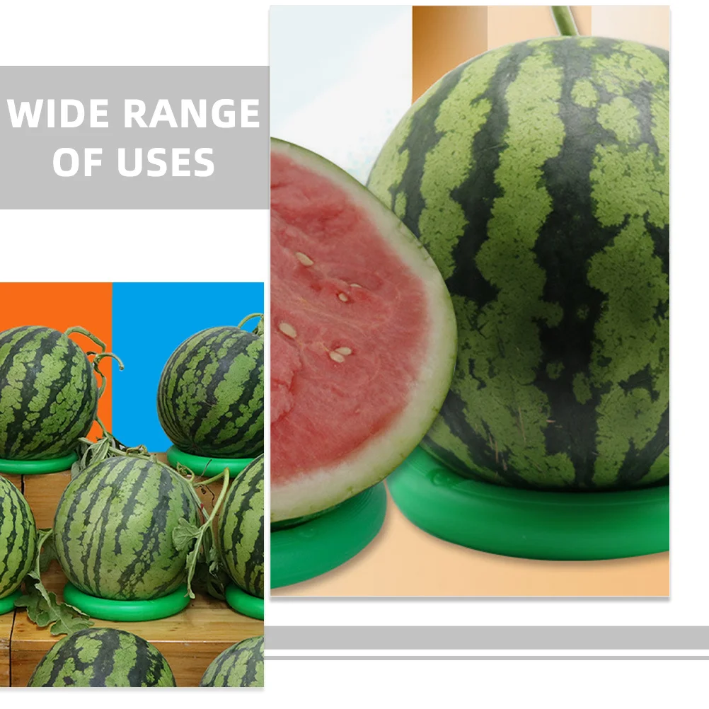 12 قطعة حامل حلقة عرض الفواكه البلاستيكية حامل الفاكهة غير القابل للانزلاق لقاعدة عرض السوبر ماركت المستديرة #2