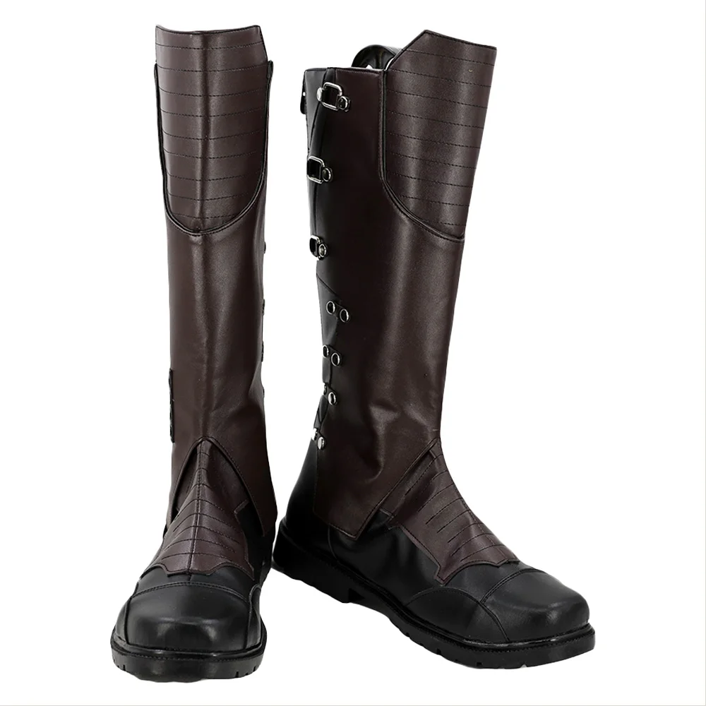 Botas Peter Cosplay Quill Homem, adereços de fantasia, acessórios Halloween, adereços de fantasia, Movie Guard 2, Fantasia, Roleplay, calçado masculino