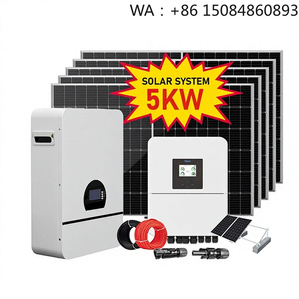 Plug And Play Solar SystemBalcony Solar MicroinverterBalcony Hybrid Off-grid Solar Energy Storage System With MPPT Controller 5k
