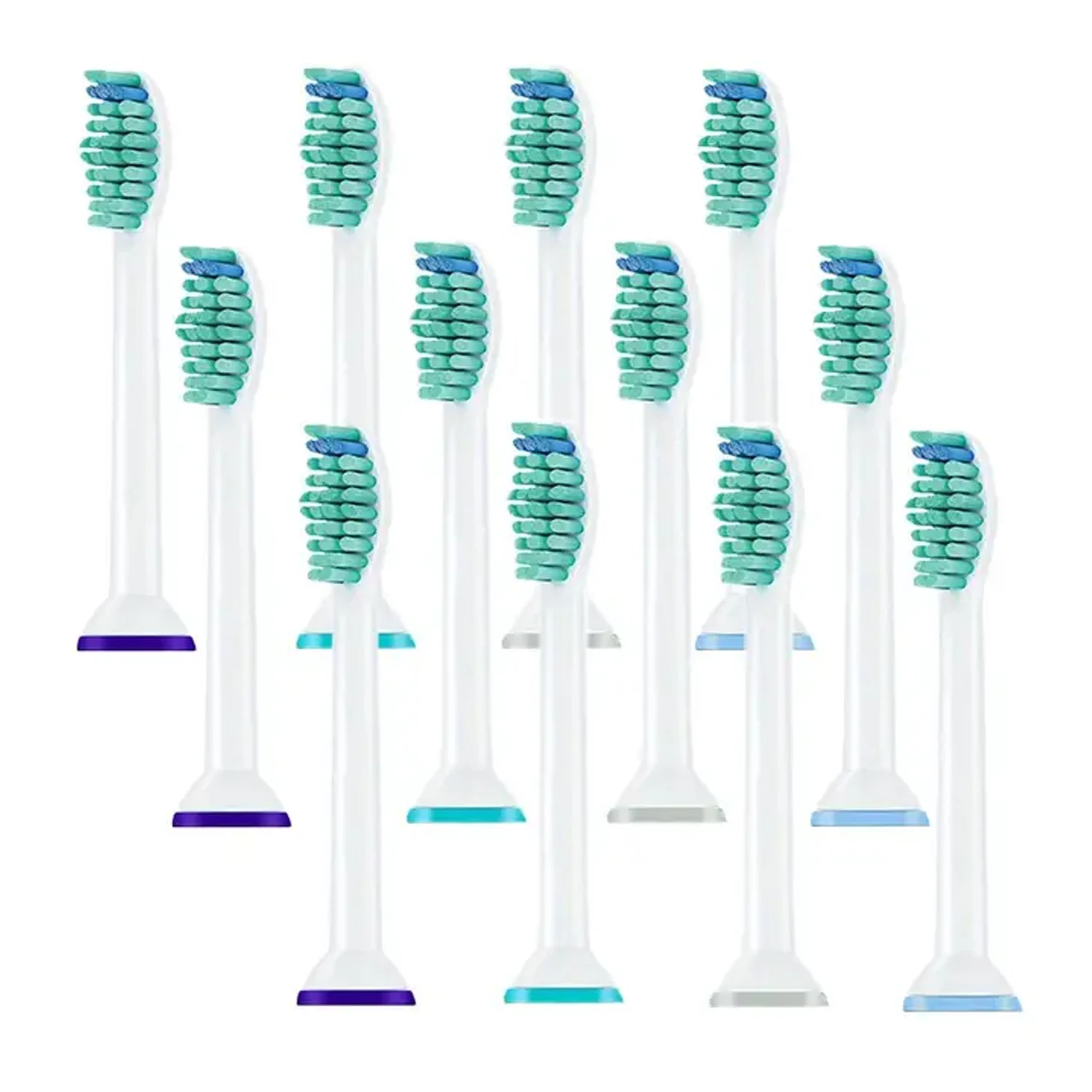 4–32 Stück Ersatzköpfe für elektrische Zahnbürsten, kompatibel mit Philips Sonicare Ersatzbürstenköpfen, aufklappbare Griffe