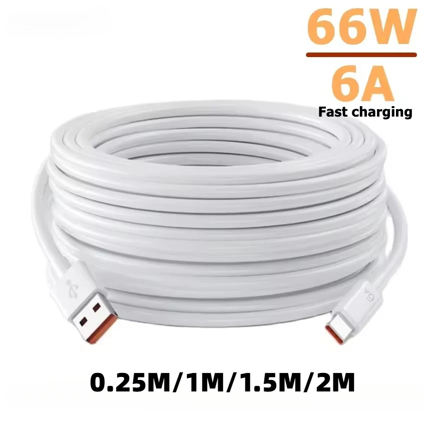 Greitojo įkrovimo USB-A į USB-C laidas (66 W)