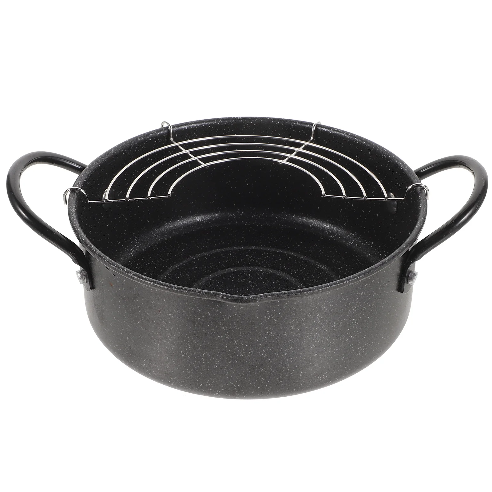 

1 комплект, железная сковорода в японском стиле, мини-сковорода с антипригарным покрытием, портативная фритюрница, сливная стойка для масла, сковорода