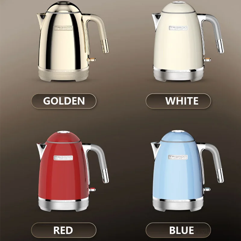 1800W 1.5L Electric Kettle Heating Water Boiler Portable Teapot Coffee Pot 220V British Style Kitchen Appliances Home Samovar