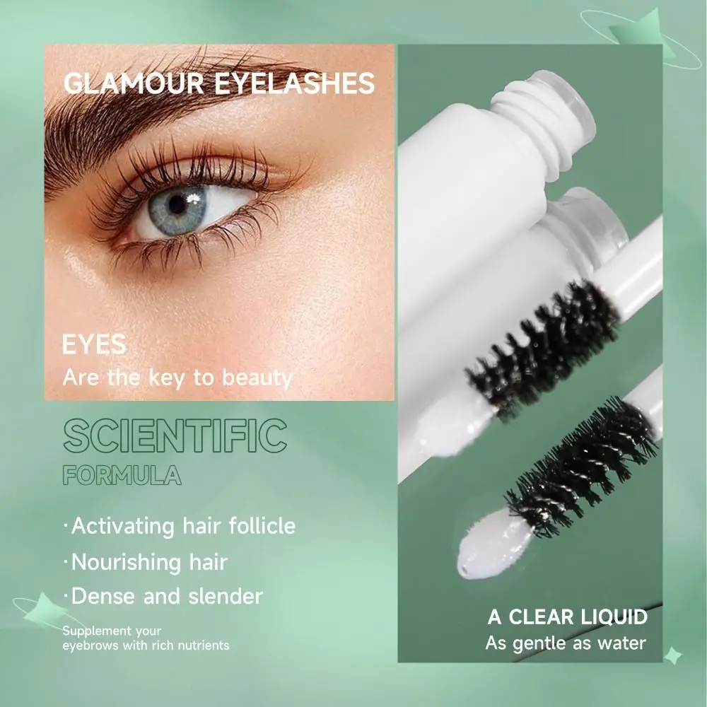 Professionele Borstelige Wimpergroei Serum Effectieve Snelle 7 Dagen Wimper Enhancer Natuurlijke Lash Lift Wenkbrauwgroei Olie Wimperverzorging