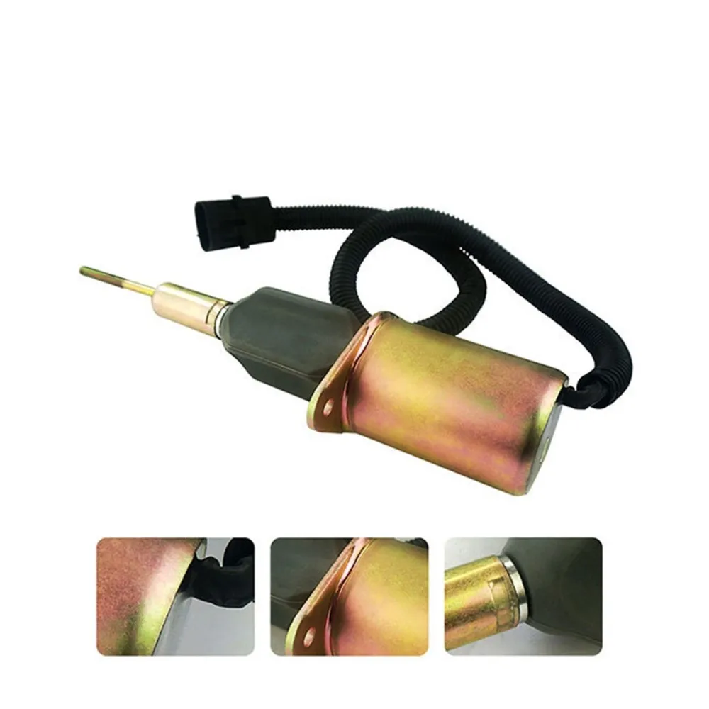 3932546 SA-4639-24 Fuel Shut Off Solenoid Stop Solenoid 24V For Cummins 6CT 6CTA 8.3L Engine Syncro-Start