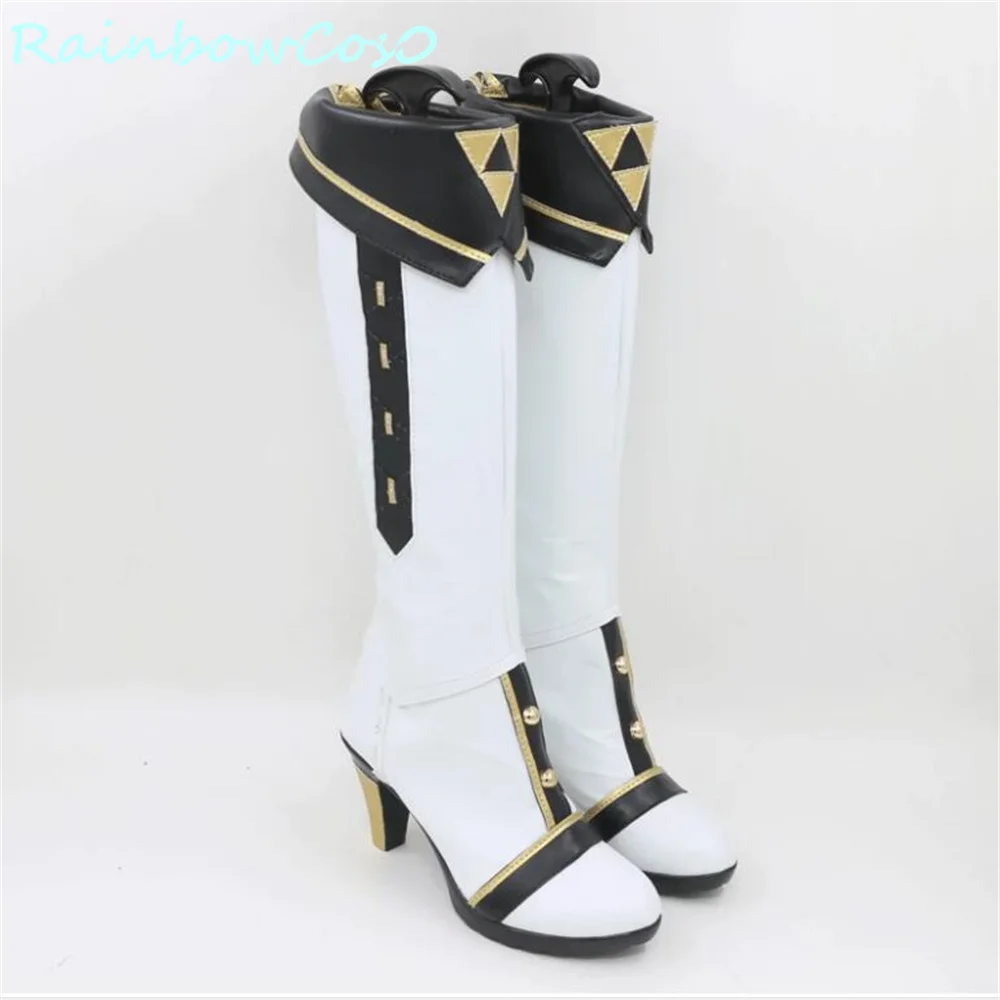 Bianca Eeuwige Terugkeer: Zwarte Survival Cosplay Schoenen Laarzen Spel Anime Halloween Kerst Rainbowcos0 W3678