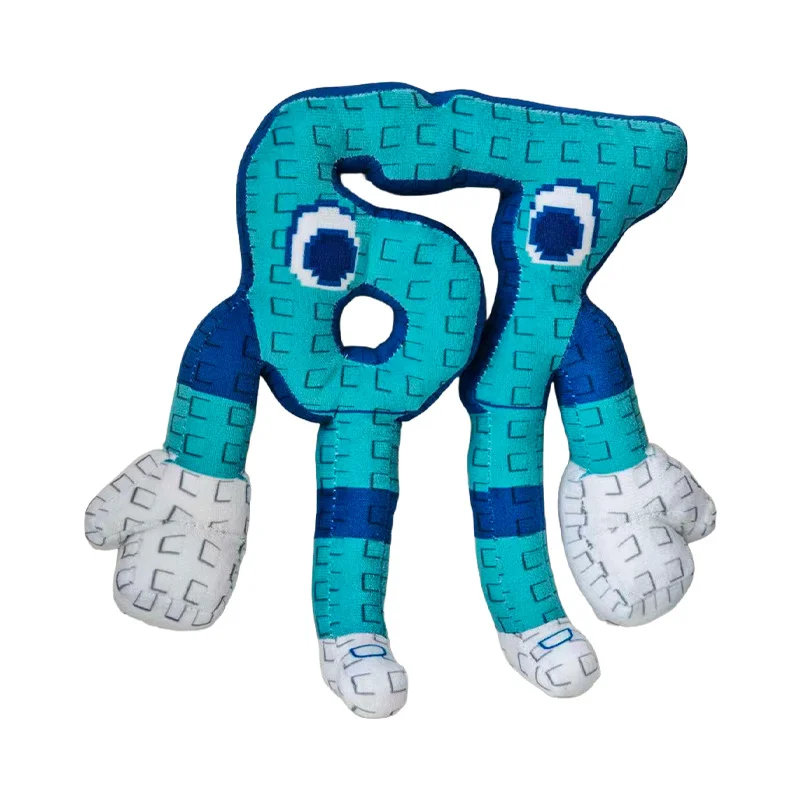 Cute No. 67 Plush Toy Steal a Brainrot Plush Anime Game No. 67 Blue Plush Toy Peripherals kids Christmas Halloween Gift