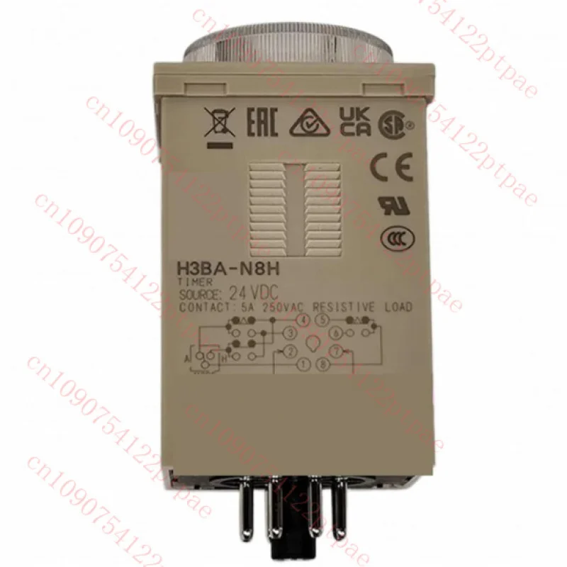 Authentique nouvelle minuterie de relais de temps H3BA-N8H 24VDC 220VAC 110VAC