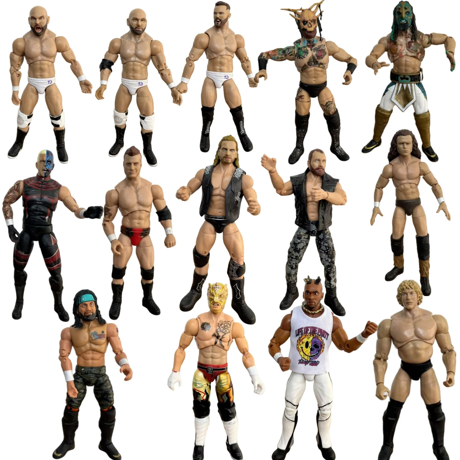 New BIG Wwe Challenge Arena Wrestling Gladiator Moving Figure 6-7inch Individual Minor Flaws