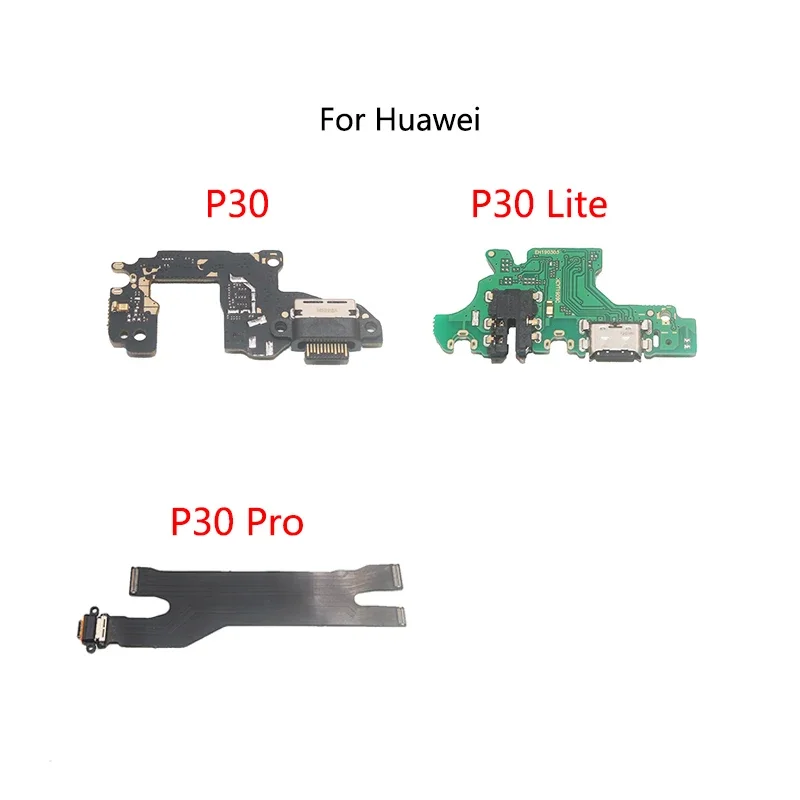 USB Charge Dock Port Socket Jack Plug Connector Flex Cable For Huawei P30 Pro Lite Charging Board Module