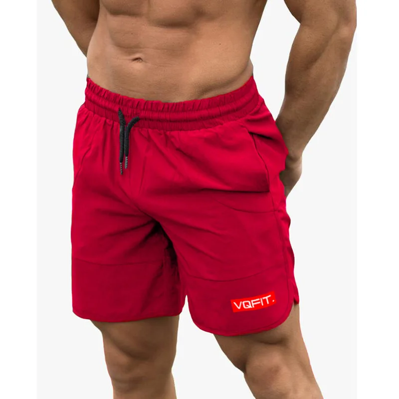 summer Mens Athletic shorts Polyester Breathable Quicks Drying Gym Workouts Stretching Training Jogging With Drawstring  Pockets
