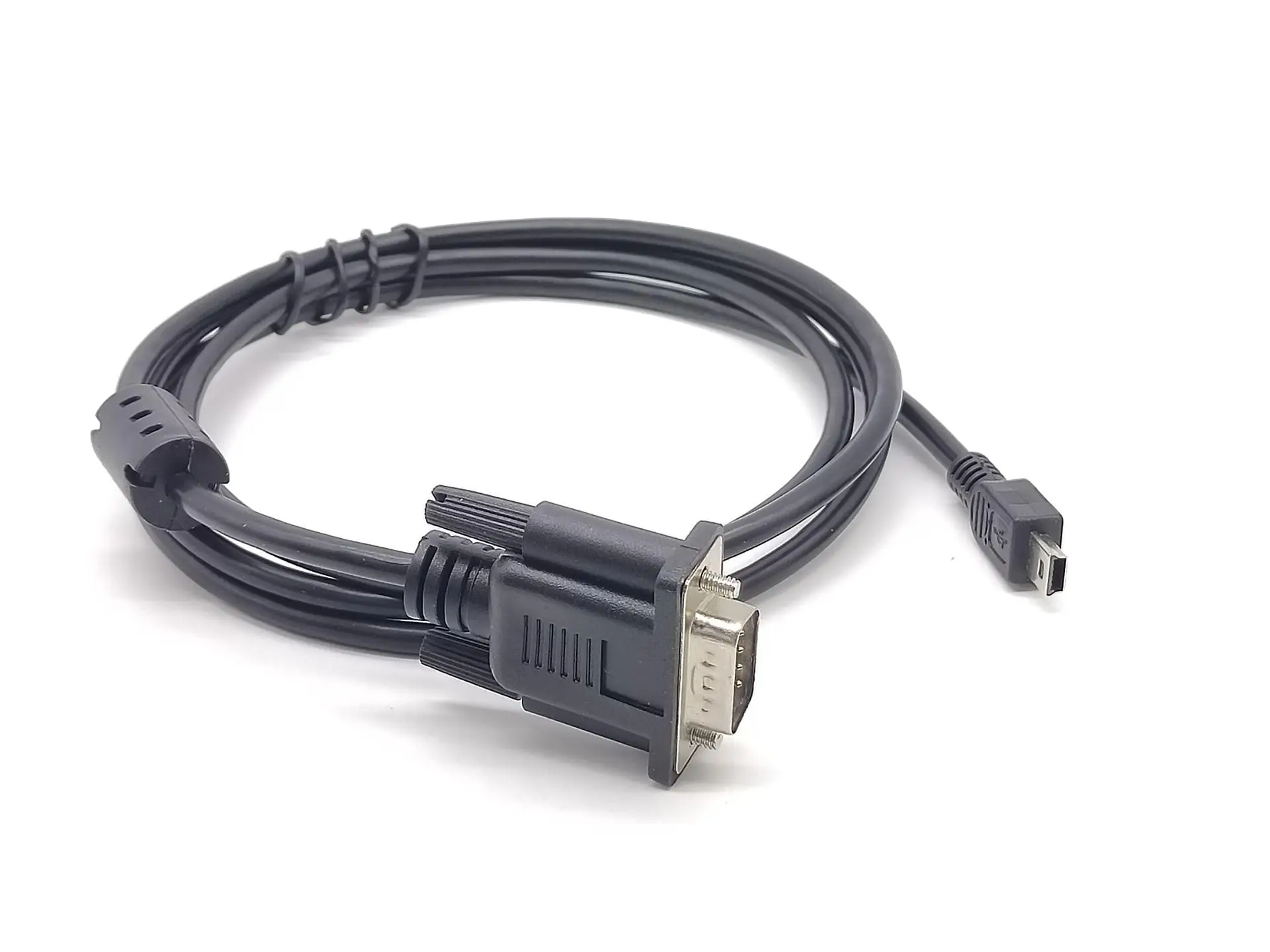 Mini USB To RS232 Serial Adapter RS232 DB9 Male Converter Cable 1M