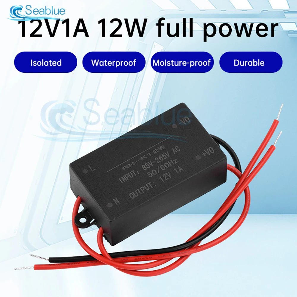 AC-DC to DC Step-Down Power Supply Module AC 85-265V to DC 5V 2A 10W 12V 1A 12W Mini Buck Convert AC-DC Regulator Module