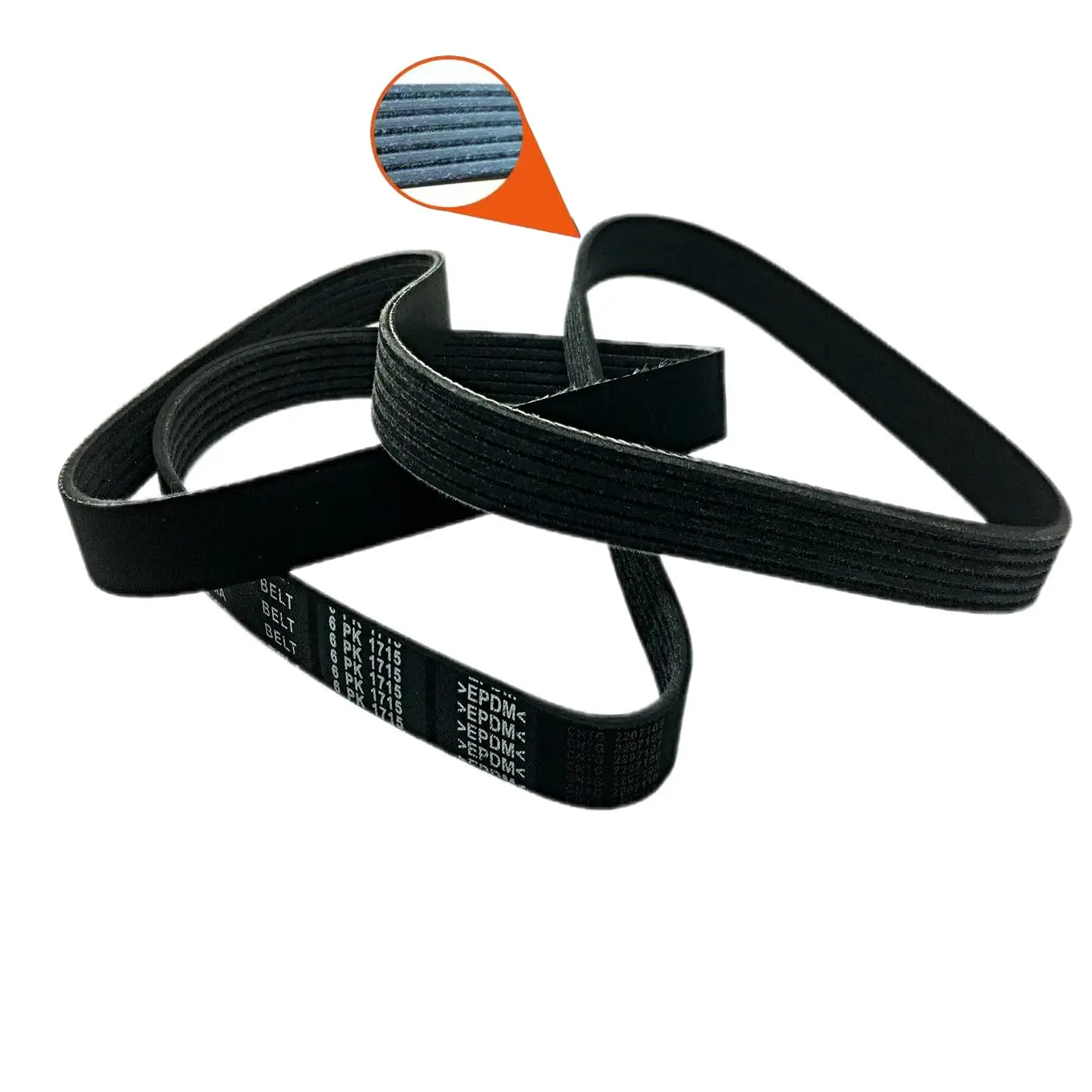 6PK1715 حزام اعوج 6 أشرطة 67.52 بوصة لـ F-2501988-1990 1992-1993Duty1996 FSuper Duty1996 E-350 Econoline1988-1989 1992-1994 #6