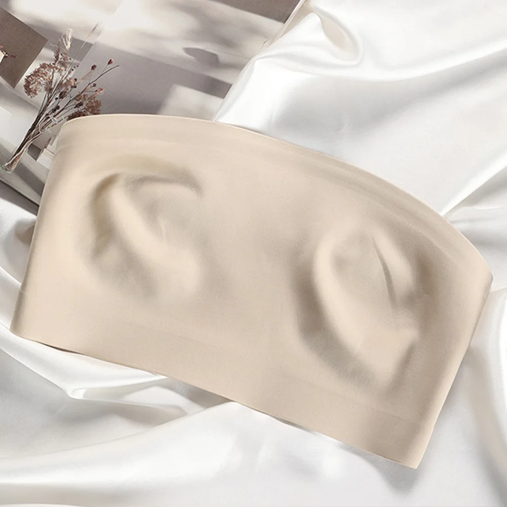 Sexy nahtloses, großes Röhrenoberteil, trägerlos, Anti-Exposition, rutschfest, Wickelbrust, dünn, schöner Rücken, Unterwäsche für Frauen