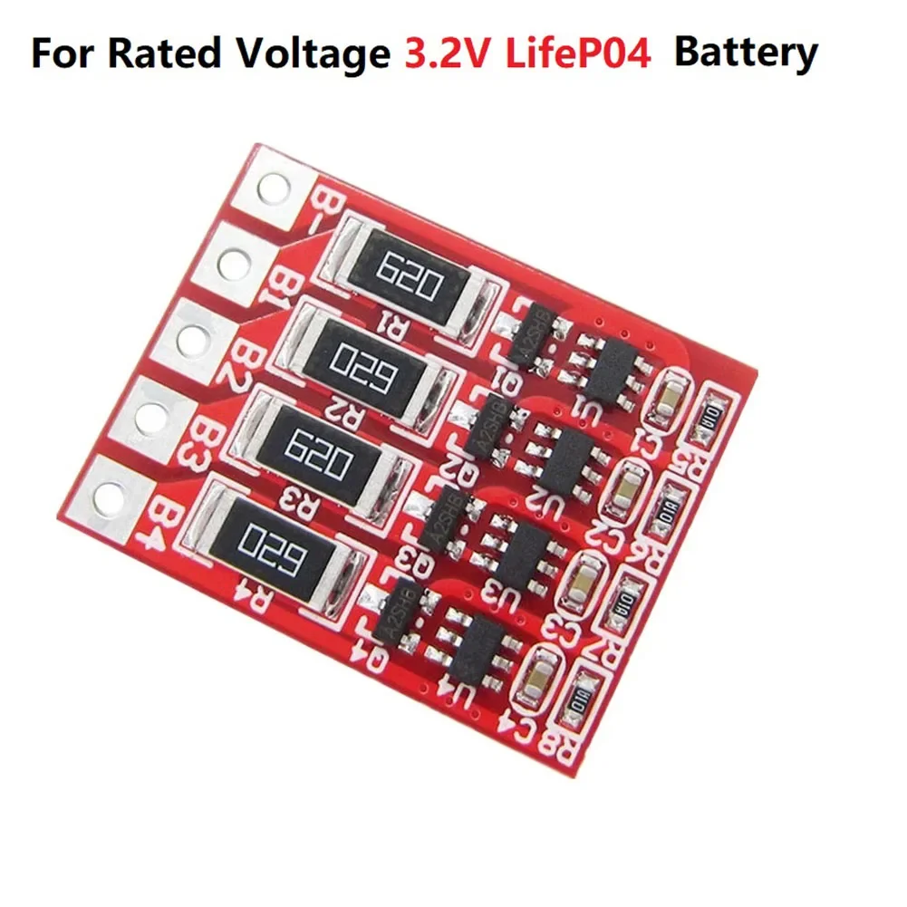 Battery Protection Board LiFePO4 Portable With Balancer Board 12.8V 26*20.5*2.4mm 4S Battery Protection Board Tools