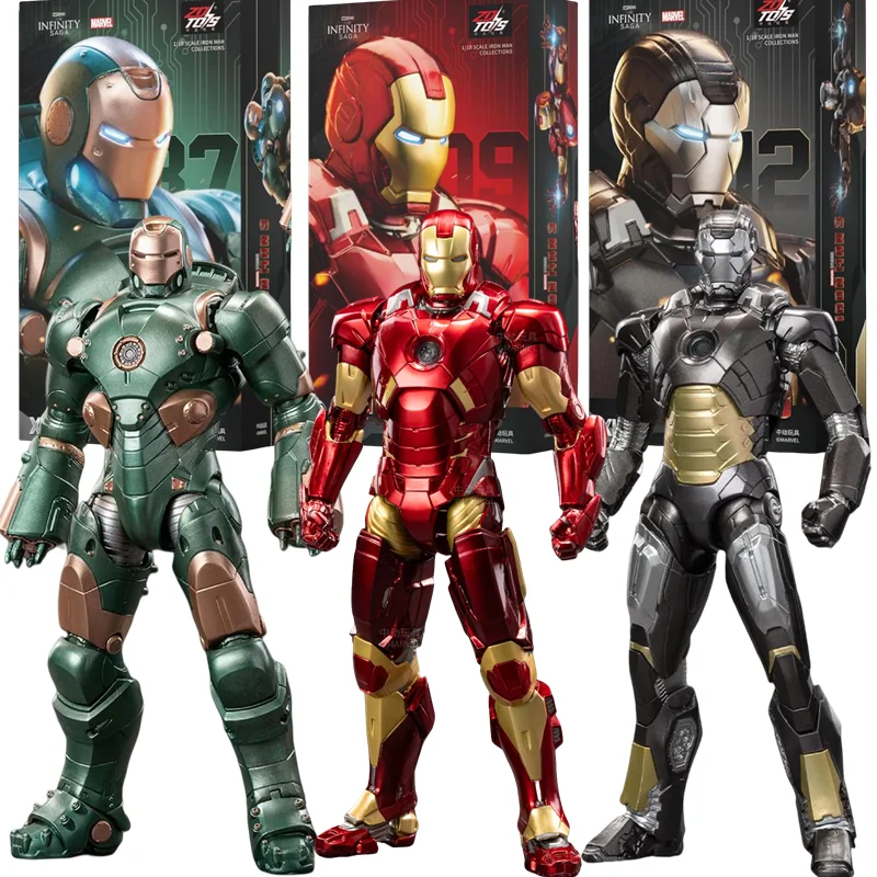 

NEW Original ZD Iron Man Tony Stark The Avengers MK9 MK12 MK37 Action Figure Collect Model Desktop Ornament Birthday Gifts