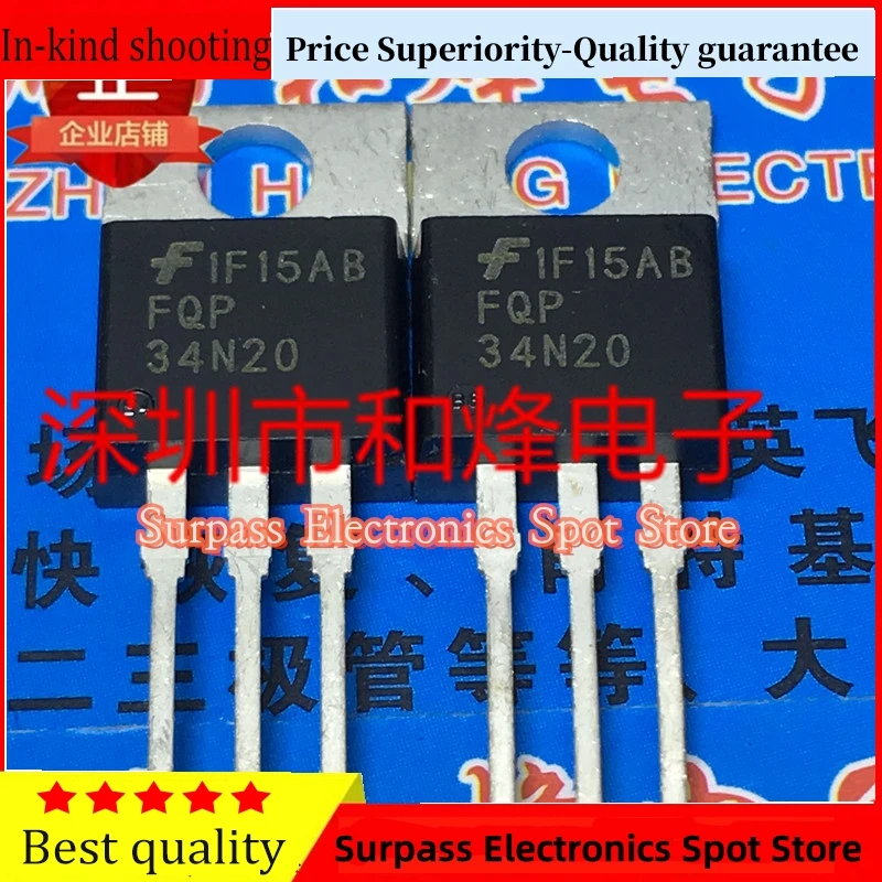 5 PIÈCES-10 PIÈCES FQP34N20 TO-220 200V 30A Nouveau Et En Stock