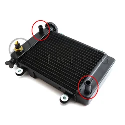 Water Cooling Engine Cooler Radiator Cooling 12V Fan Fit For 150cc 200cc 250cc ATV UTV Buggy Quad Bike Motocross Parts Straight