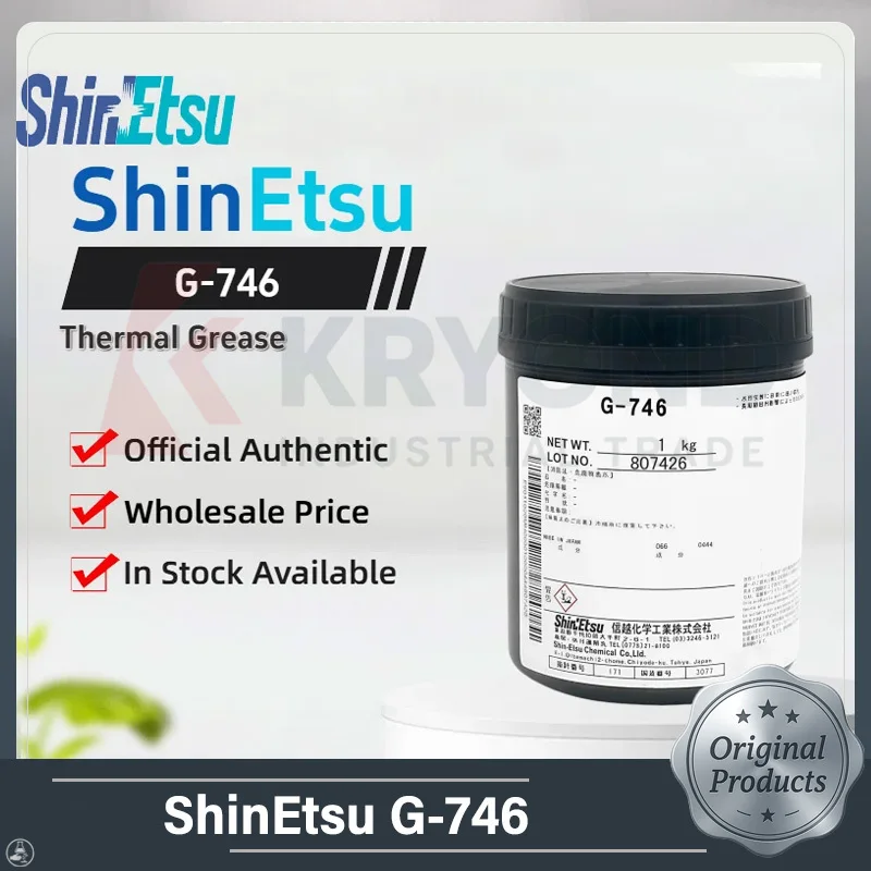 

Оригинальная термопаста ShinEtsu G-746, состав для рассеивания тепла для охлаждения процессора процессора, силиконовое масло высокой проводимости