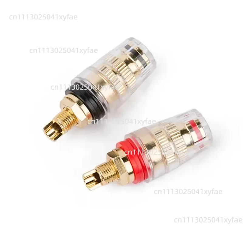 Speaker Terminal Binding Post Amplifier Connector Suitable For 5mm Banana Plug Connectors Solder Gold Plated Audio Adapter